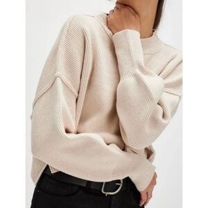 Free People Easy Street Crop Pullover